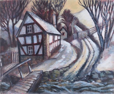 Lot 733 - Judith Moy (1927-2016) A Group of Shropshire Paintings