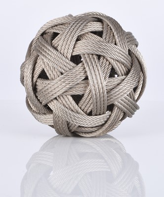 Lot 95 - Dail Behennah (b.1953) Steel Wire Ball