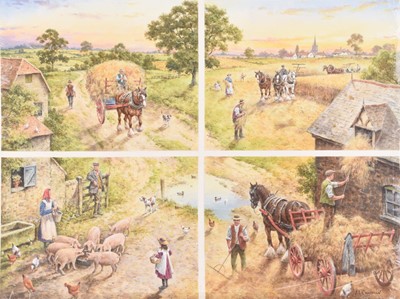 Lot 196 - John L Chapman (b.1946) Collection of Rural Watercolours