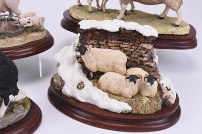 Lot 83 - A group of five Border Fine Arts farm models