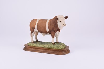 Lot 174 - Border Fine Arts Simmental Bull, model L18
