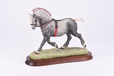 Lot 88 - Border Fine Arts 'Percheron Supreme Champion' horse model