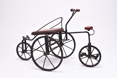 Lot 84 - A folk art toy tricycle