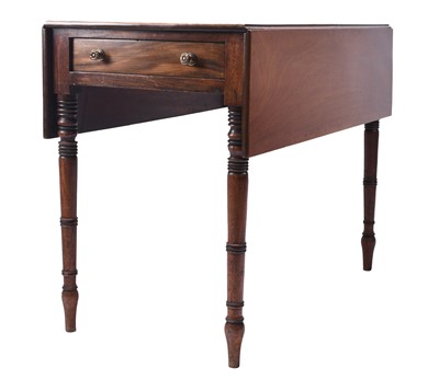 Lot 179 - A 19th century mahogany Pembroke table