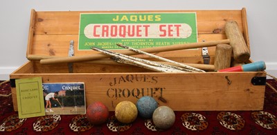 Lot 180 - A Jacques London croquet set