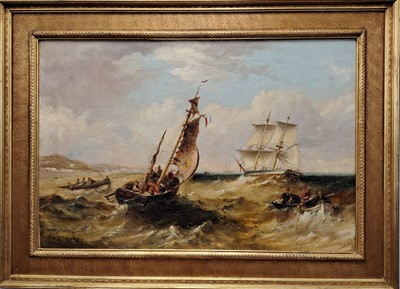 Lot 7 - Samuel Calvert (1828-1913) Off Ramsay, Isle of Man