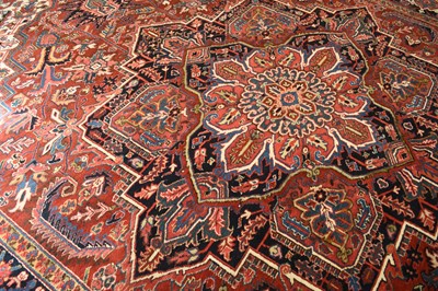 Lot 71 - A Heriz carpet, Persia