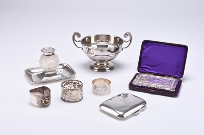 Lot 55 - A small collection of silver