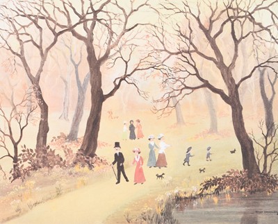 Lot 209 - Helen Bradley (1900-1979) Going Through the Woods, large quantity of ex gallery stock