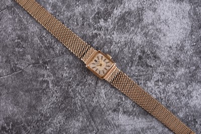 Lot 372 - Rotary: A lady's 9ct gold bracelet watch