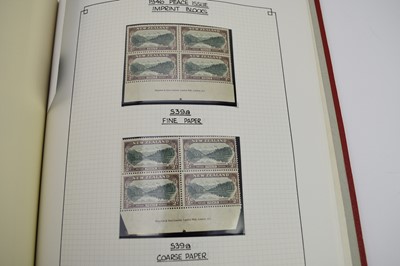 Lot 345 - New Zealand, an amazing collection housed in 6 albums and 2 boxes