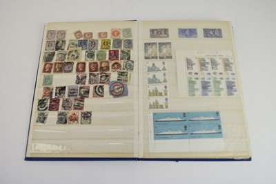 Lot 386 - A mixed accumulation of stamps, covers etc, including 3 albums of postcards