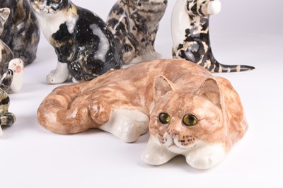 Lot 48 - Seven Jenny Winstanley models of cats