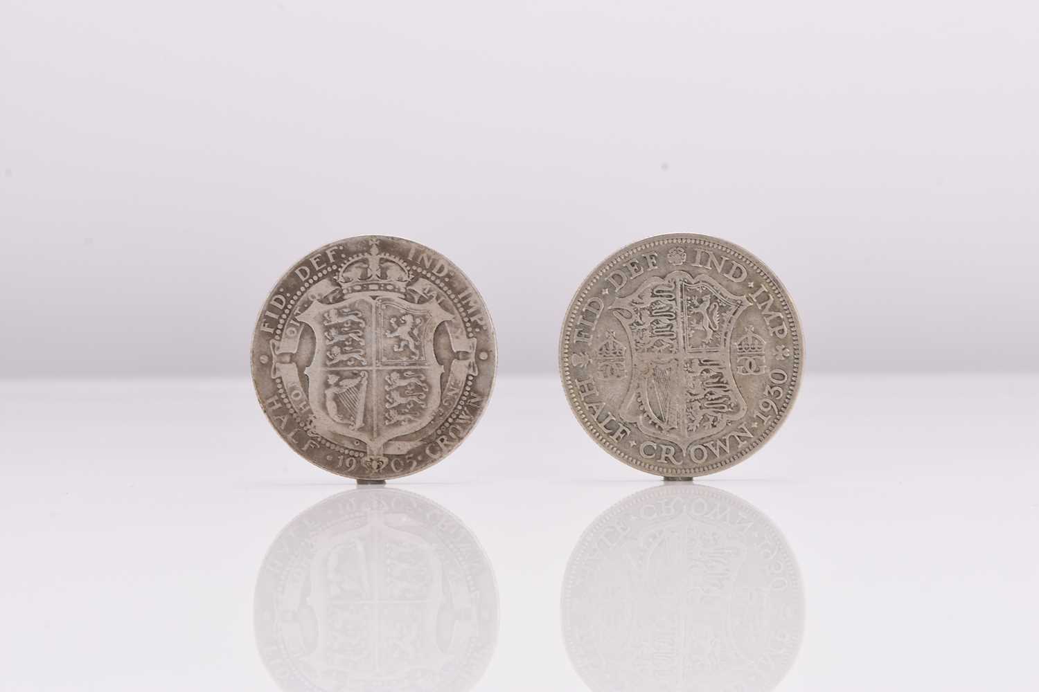 Lot 243 - Edward VII half crown dated 1905 Spink Ref: 3980