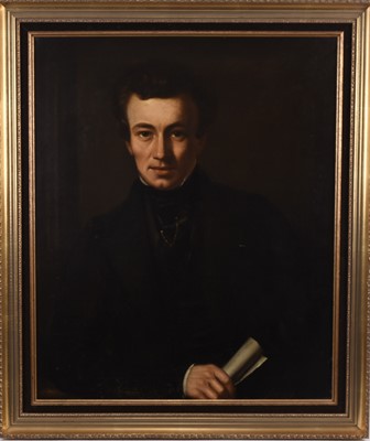 Lot 138 - British School (19th century) Portrait of a Victorian Gentleman