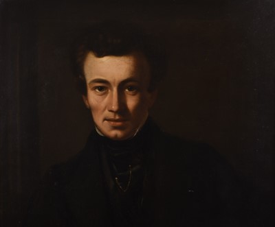 Lot 138 - British School (19th century) Portrait of a Victorian Gentleman