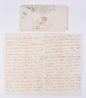 Lot 76 - Crimean War - Lt. James Hornby Buller, ALS, 21st October 1854