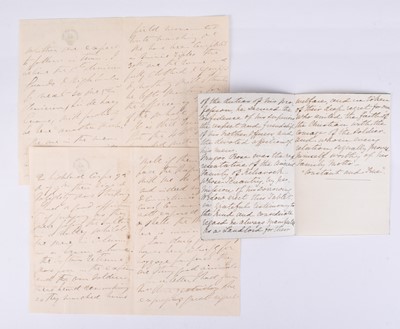 Lot 77 - CRIMEAN WAR. Major John Bailie Rose, 55th (Westmoreland Regiment) ALS