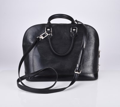 Lot 74 - Louis Vuitton: An Alma PM Epi black handbag