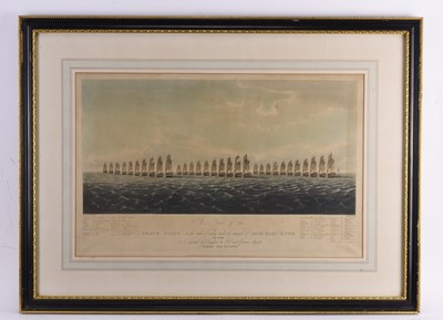 Lot 153 - Robert Havell (1793-1878) View of the Grand Fleet in the Order of Sailing under the Command of Admiral Earl Howe