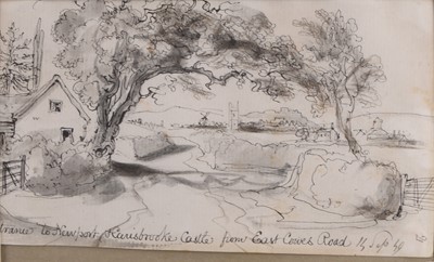 Lot 347 - Attributed to William Henry Brook (1772-1860) Carisbrooke Castle, Two Watercolours