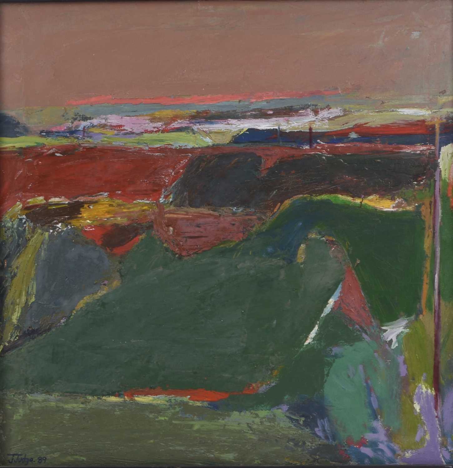 Lot 30 - James Judge (British b.1958) Red Landscape