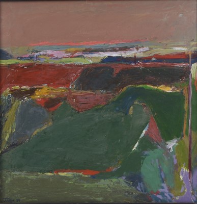 Lot 58 - James Judge (British b.1958) Red Landscape