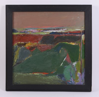 Lot 30 - James Judge (British b.1958) Red Landscape