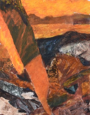 Lot 19 - Louise Sheridan (British Contemporary) Two Abstract Mixed Media Compositions