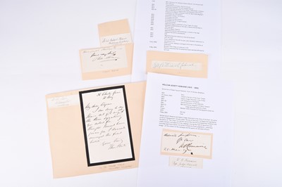 Lot 166 - CRIMEAN WAR signature clippings