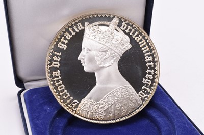 Lot 214 - Victoria "Pattern" "Gothic" crown - restrike