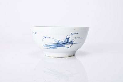 Lot 25 - A rare Longton Hall 'Crossed Fence' bowl, circa 1755-58
