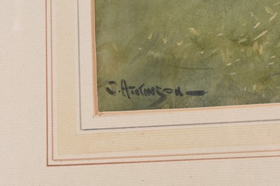 Lot 161 - John Atkinson (1863-1924) Two Country Horse Fair Watercolours