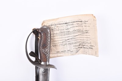 Lot 179 - WW2 RAF group comprising Japanese sword, kukri knife, medals and binoculars