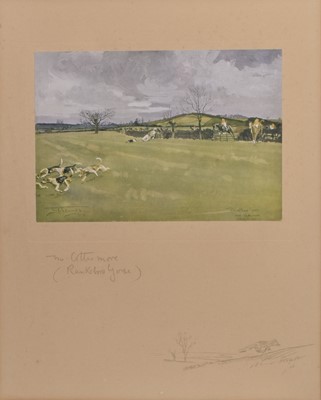 Lot 26 - Lionel Edwards (1874-1954) Five small Hunting Prints