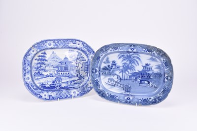 Lot 28 - A group of 19th century English earthenware platters