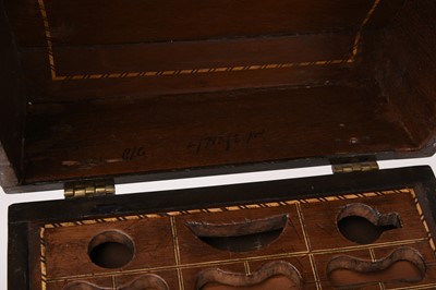 Lot 37 - A pair of George III mahogany knife boxes