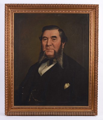 Lot 52 - J.D. Mercier (19th Century) Portrait of a Gentleman