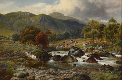 Lot 3 - William Henry Mander (1850-1922) A Scotch River in the Trossachs
