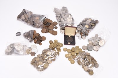 Lot 211 - A large accumulation of UK cupro-nickel and bronze coinage