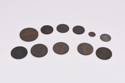 Lot 212 - Collection of 17th, 18th, and 19th century trade tokens comprising