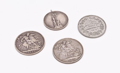 Lot 249 - Victoria - Jubilee head crowns dated 1889 - 1890 together with
