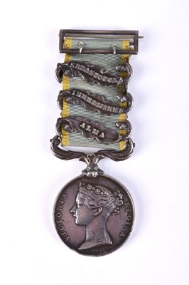 Lot 155 - CRIMEA 1854-56, 3 clasps, Sgt. Edwin W. Gruby, 41st Regt