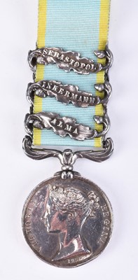 Lot 157 - 1854-56 Crimea, Pte. J Groom, 23rd Royal Welsh Fusiliers, 3 clasps