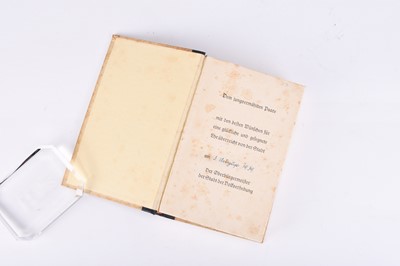Lot 119 - ADOLF HITLER, Mein Kampf, 1939 wedding copy with dedication page from the Mayor of Graz