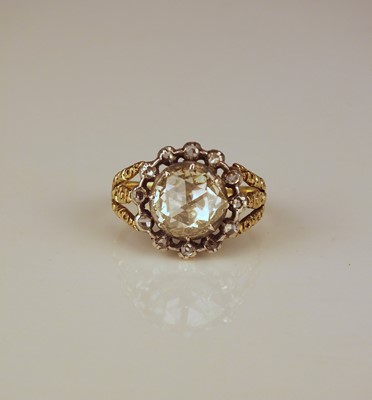 Lot 149 - A late 18th / early 19th century rose cut diamond ring
