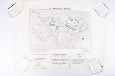 Lot 100 - Falklands War - Eight posters and one map