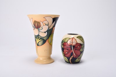 Lot 68 - Moorcroft 'Simeon' and Trial vases