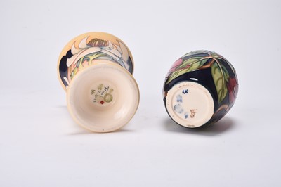 Lot 68 - Moorcroft 'Simeon' and Trial vases