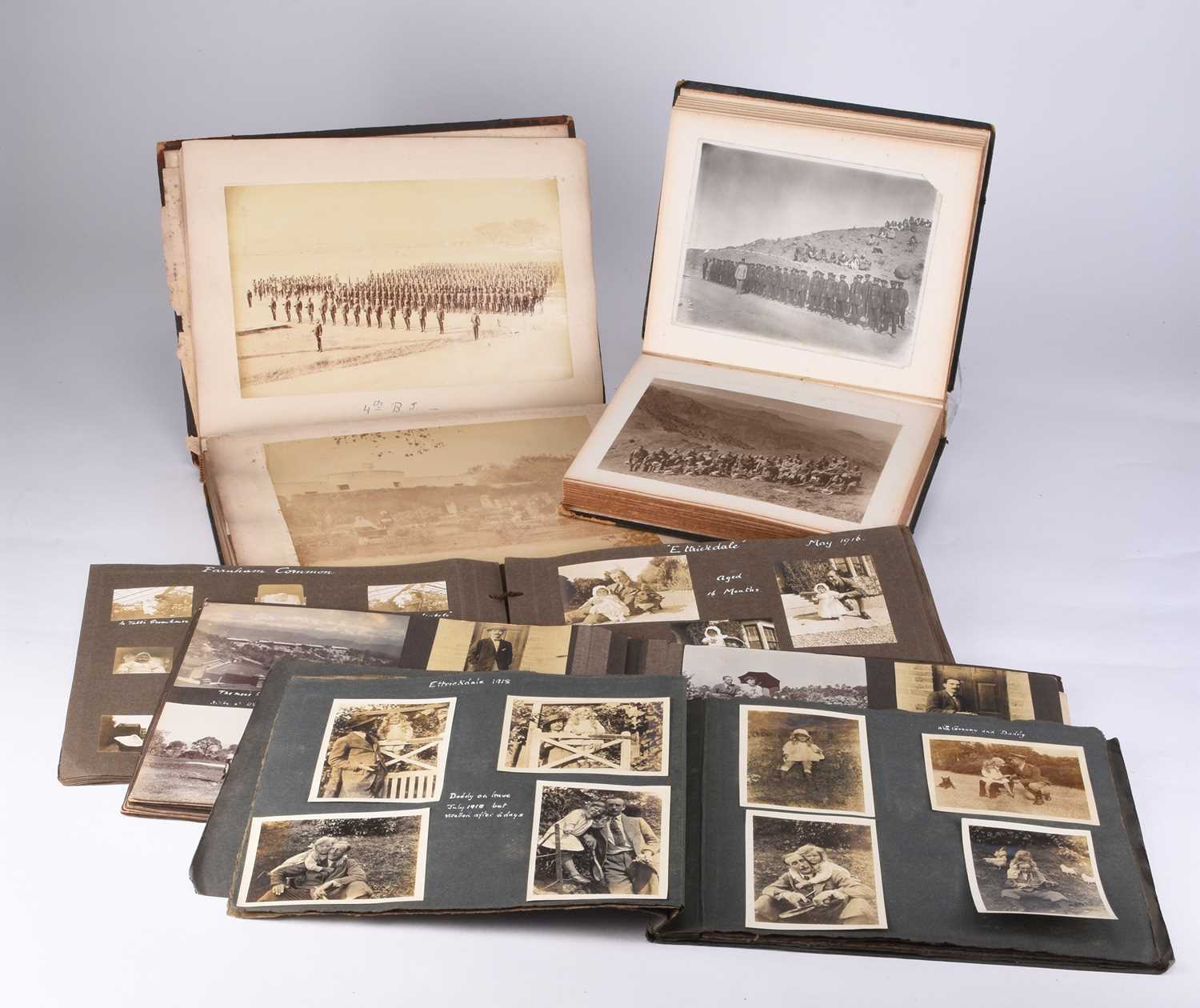 Lot 104 - Five photograph albums including British Colonial / North-West Frontier interest